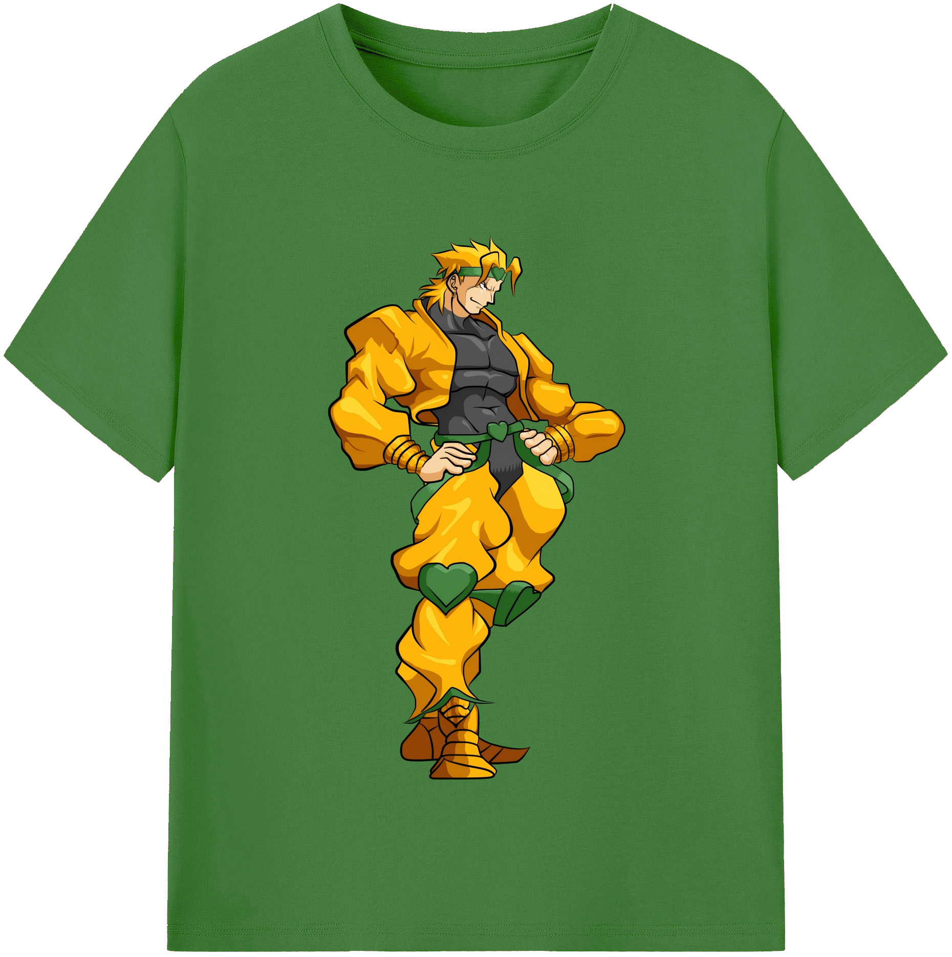 （画像用） ジョジョの奇妙な冒険 ディオ?ブランドー JoJo's Bizarre Adventure Dio Brando レディースカジュアルプリントTシャツ（綿100％）